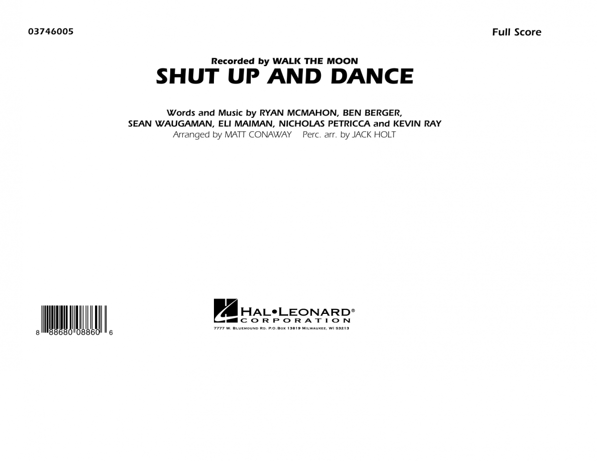 Shut Up and Dance - cliquer ici