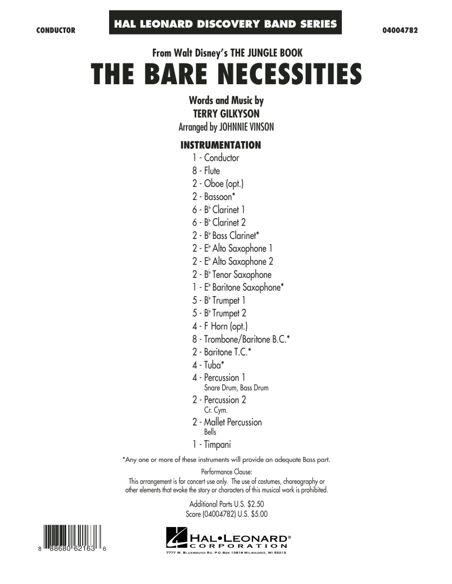 Bare Necessities, The - cliquer ici