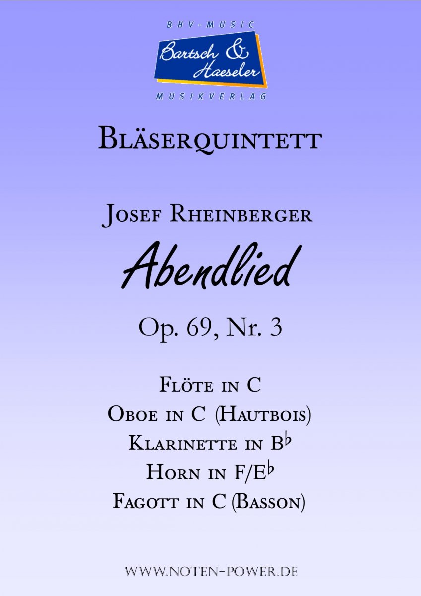 Abendlied (Bleib' bei uns) - cliquer ici Abendlied (Bleib' bei uns) - cliquer ici