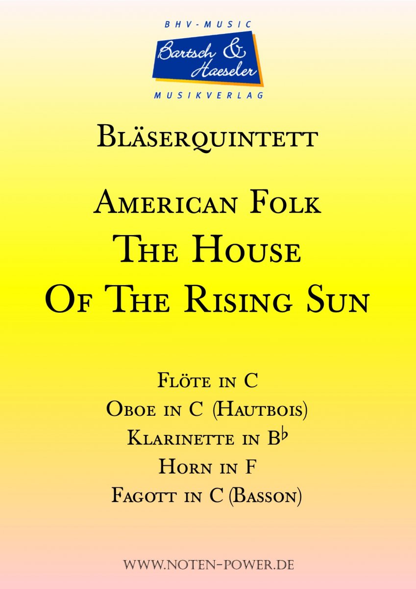 The House Of The Rising Sun - cliquer ici
