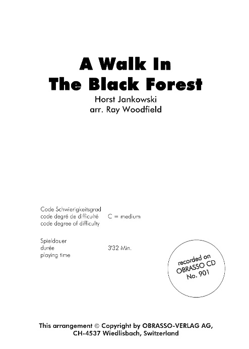 A Walk in the Black Forest - cliquer ici