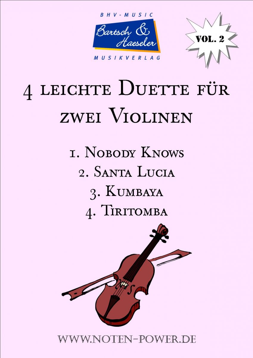 4 leichte Duette f�r zwei Violinen #2 - cliquer ici