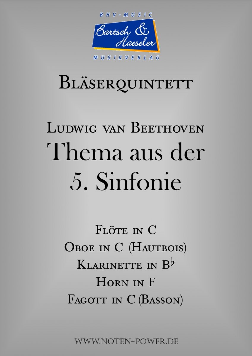 Thema aus der 5. Sinfonie - cliquer ici Thema aus der 5. Sinfonie - cliquer ici