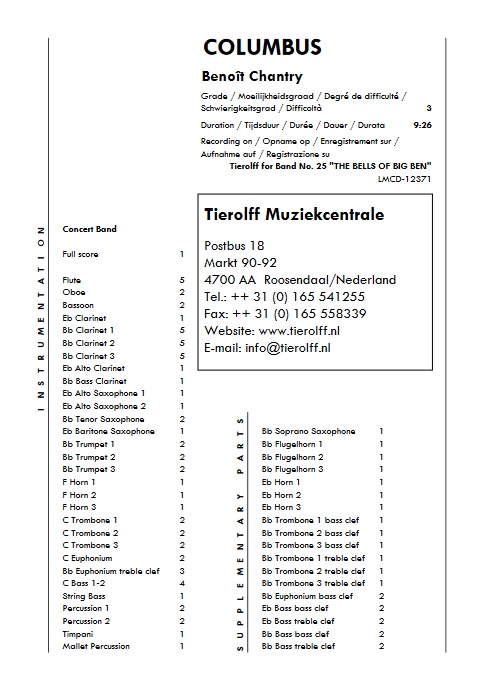 Columbus - cliquer ici