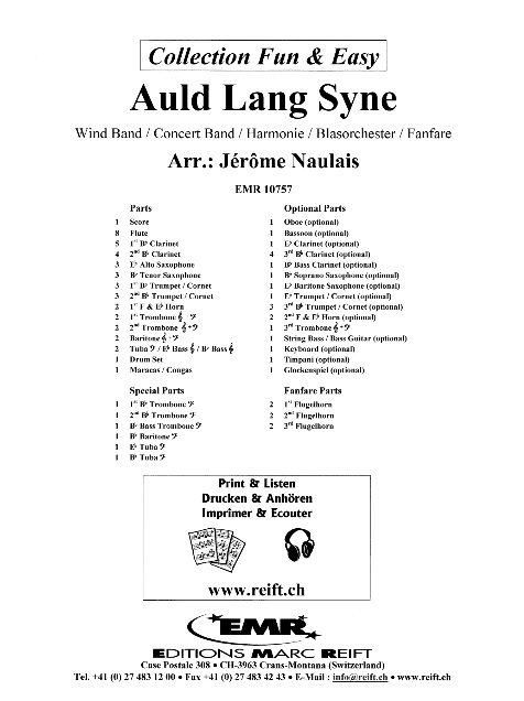 Auld Lang Syne - cliquer ici