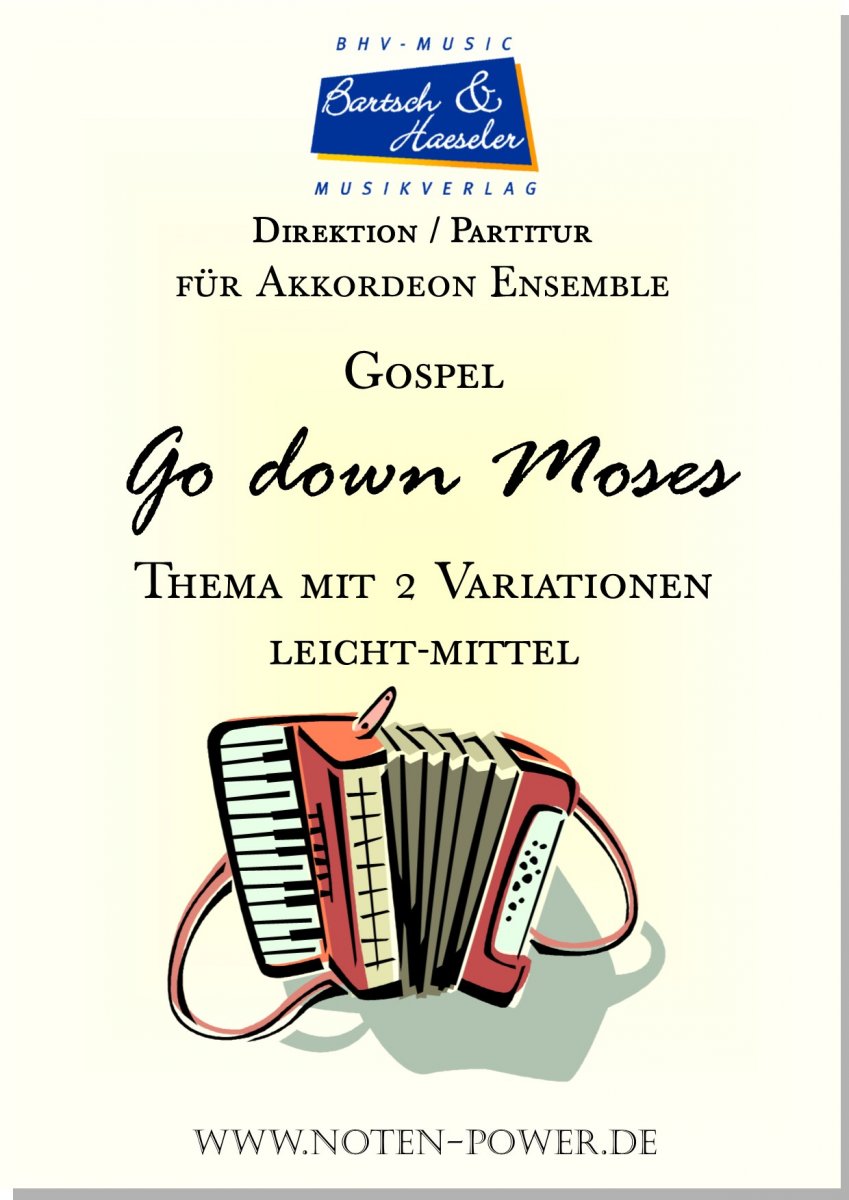 Go Down Moses (Gospel) - cliquer ici