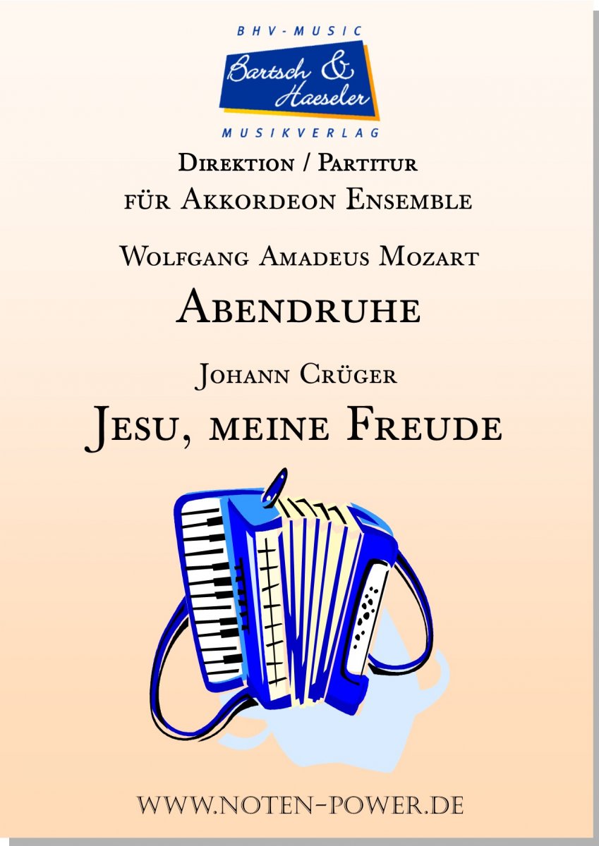 Abendruhe und Jesu, meine Freude - cliquer ici Abendruhe und Jesu, meine Freude - cliquer ici