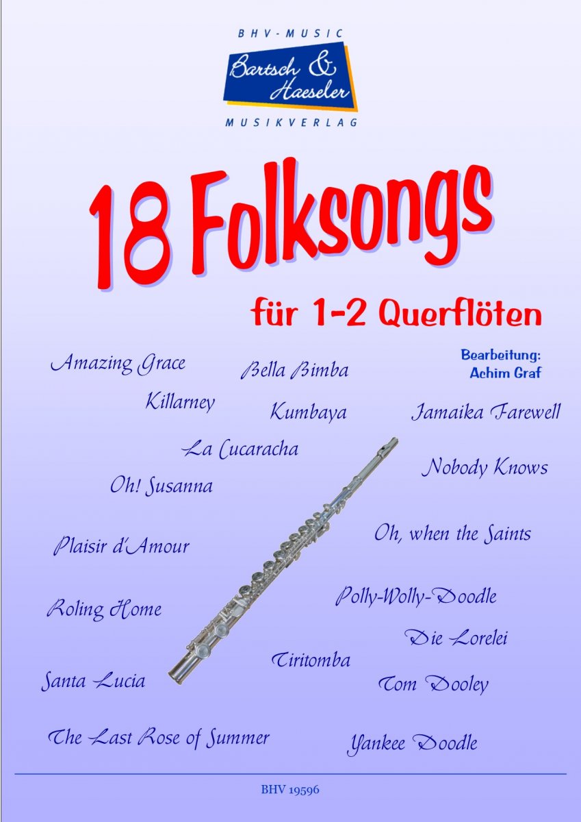 18 Folksongs (Querflte) - cliquer ici