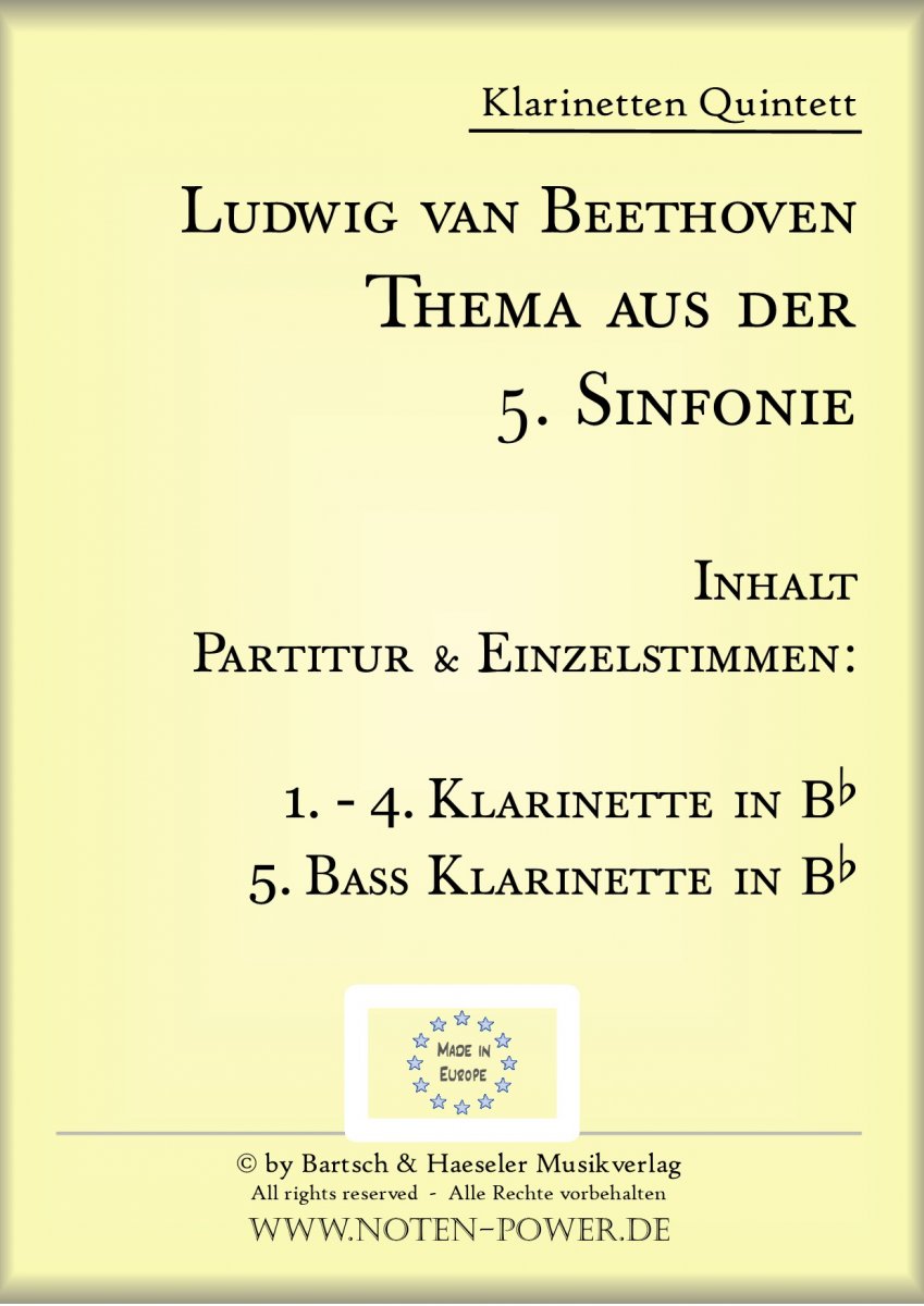 Thema aus der 5. Sinfonie - cliquer ici Thema aus der 5. Sinfonie - cliquer ici