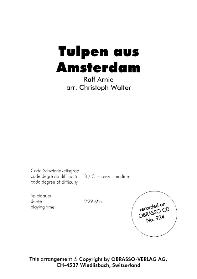 Tulpen aus Amsterdam - cliquer ici