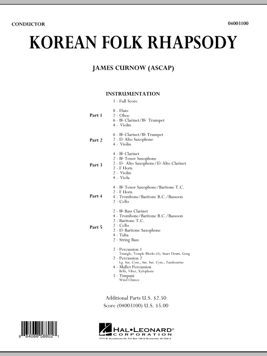 Korean Folk Rhapsody - cliquer ici