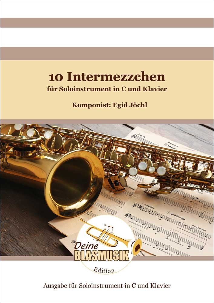 10 Intermezzchen f�r Soloinstrument in C und Klavier - cliquer ici