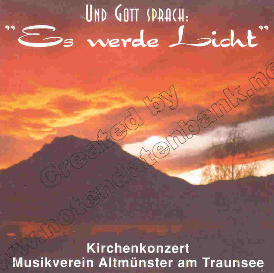 Und Gott sprach: es werde Licht - cliquer ici