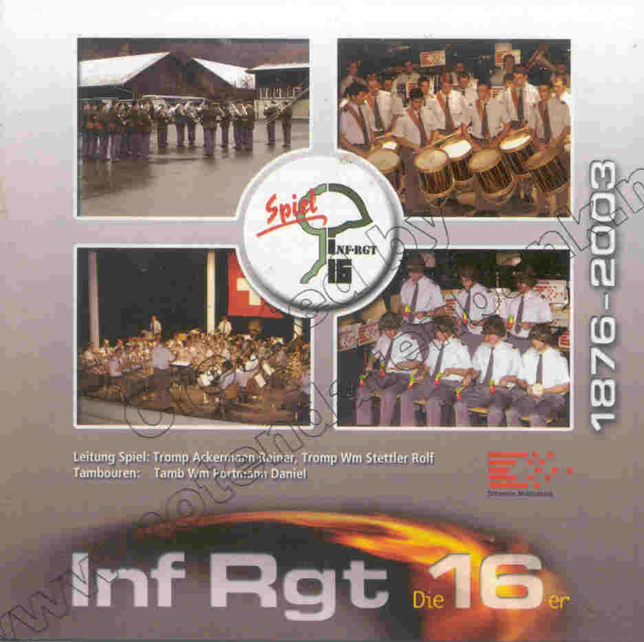 Inf Rgt 16: Die 16er 1876-2003 - cliquer ici