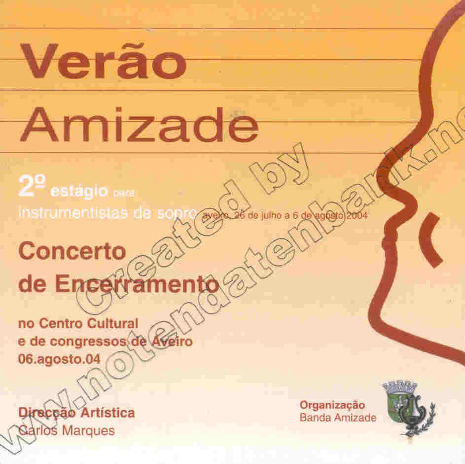 Verao Amizade: 2 estgio para instrumentistas de sopro - cliquer ici