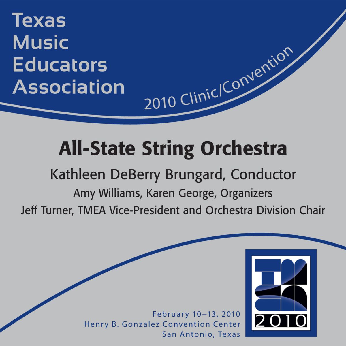 2010 Texas Music Educators Association: All-State String Orchestra - cliquer ici