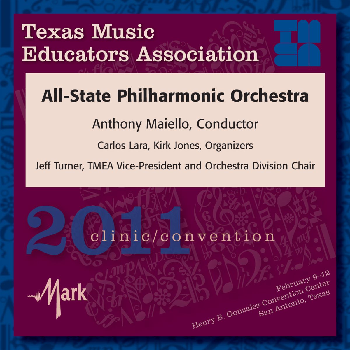 2011 Texas Music Educators Association: All-State Philharmonic Orchestra - cliquer ici