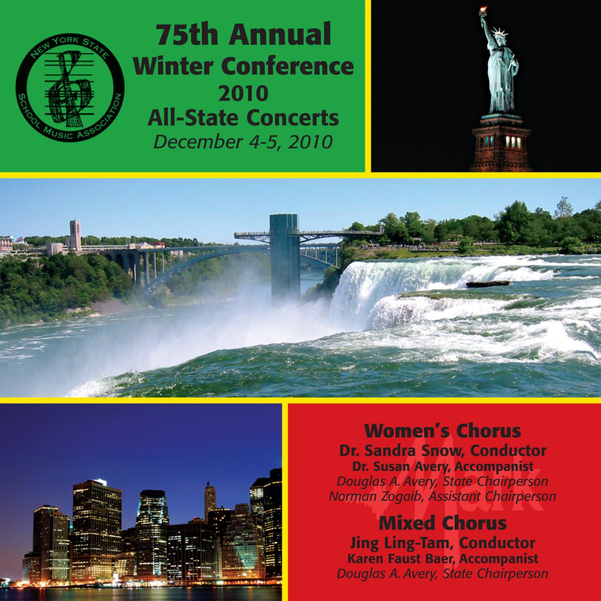 2010 New York State School Music Association: All-State Women's Chorus & All-State Mixed Chorus - cliquer ici