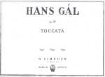Toccata (1928) - cliquer ici