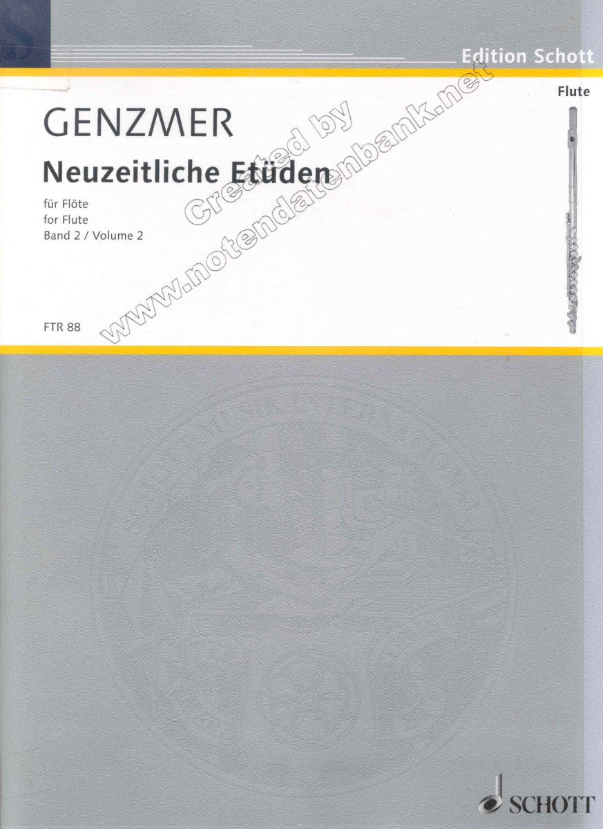 Neuzeitliche Et�den f�r Fl�te #2 / Etudes modernes / Modern Studies - cliquer ici