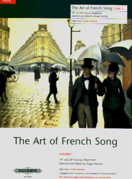 Art of French Song #1, The (High Voice) - cliquer ici Art of French Song #1, The (High Voice) - cliquer ici