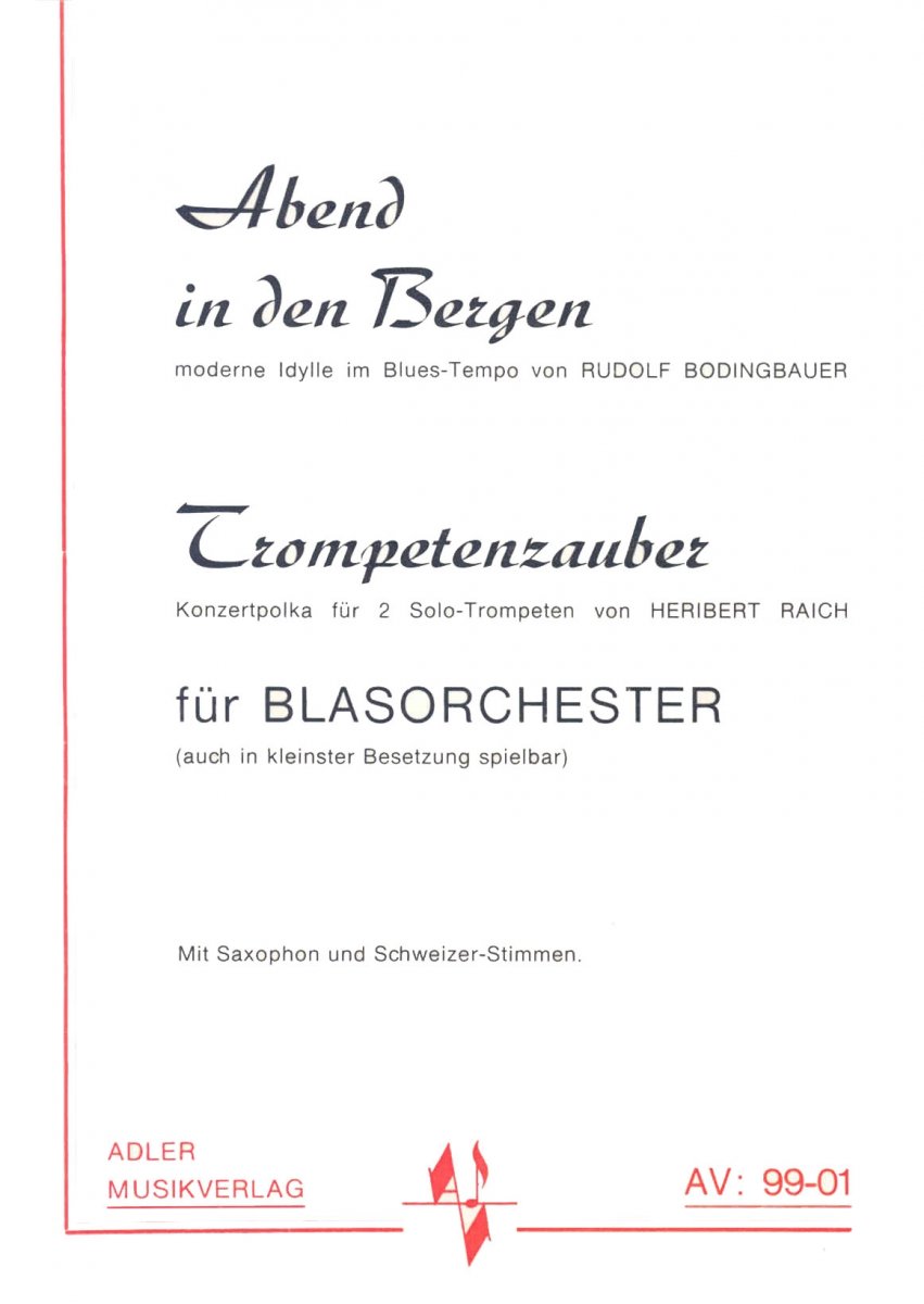 Abend in den Bergen - cliquer ici