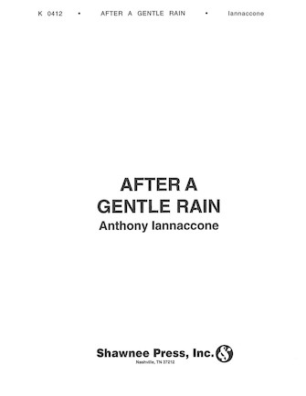 After a Gentle Rain - cliquer ici After a Gentle Rain - cliquer ici