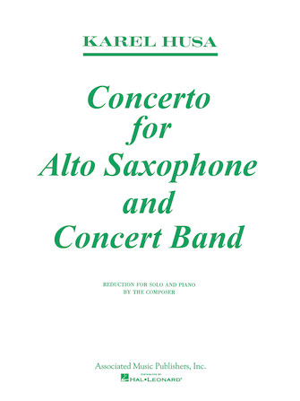 Concerto for Alto Saxophone and Concert Band - cliquer ici