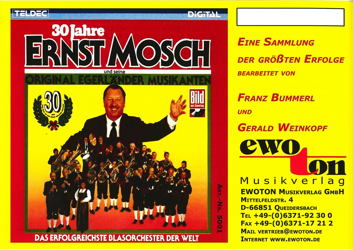 30 Jahre Ernst Mosch - cliquer ici