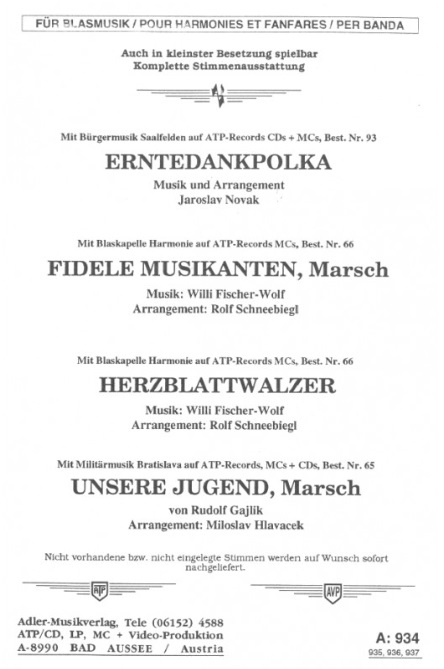 Erntedankpolka - cliquer ici