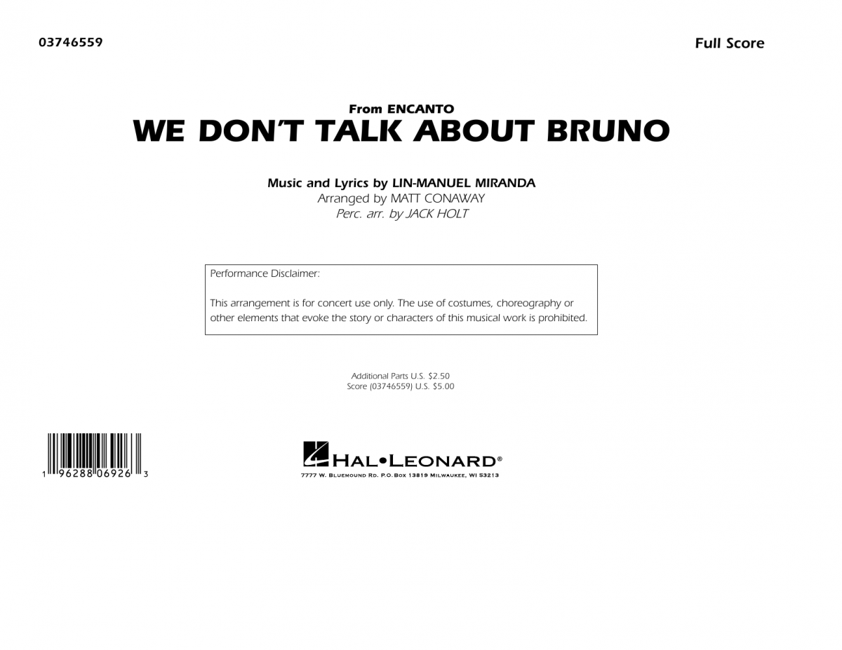 We Don't Talk About Bruno - cliquer ici
