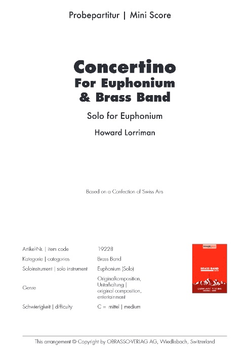 Concertino for Euphonium - cliquer ici