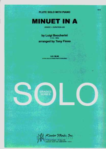 MENUET IN A - cliquer ici MENUET IN A - cliquer ici