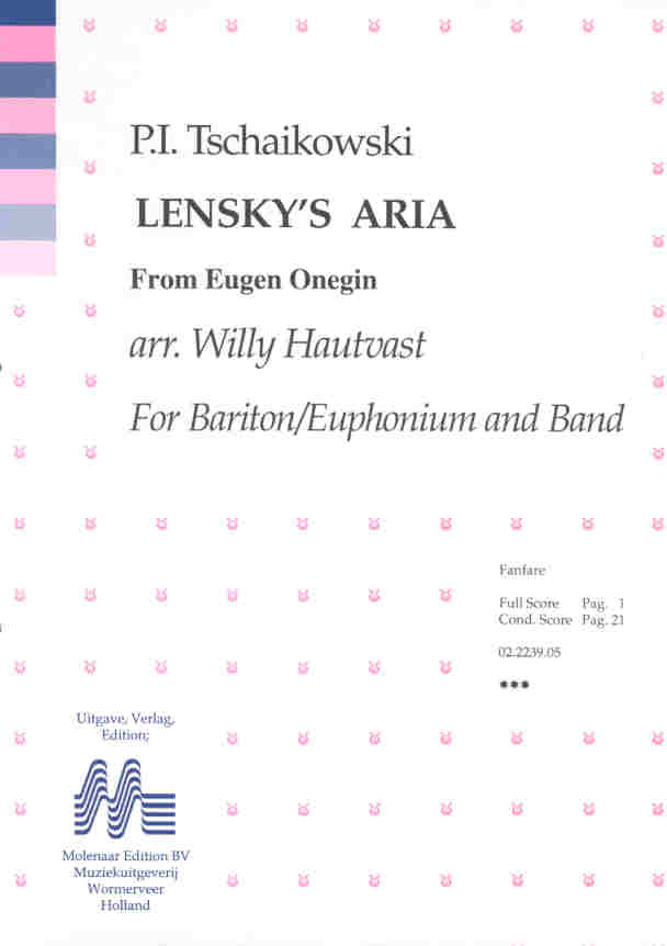 Lensky's Aria (from Eugen Onegin) - cliquer ici