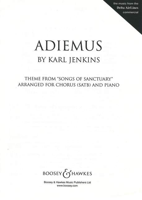 Adiemus (Theme from 'Songs of Sanctuary') - cliquer ici Adiemus (Theme from 'Songs of Sanctuary') - cliquer ici