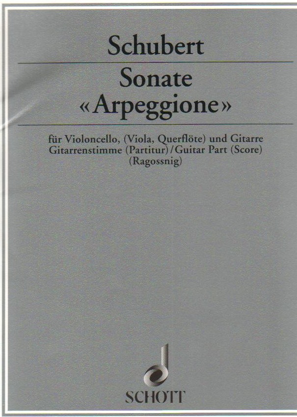 SONATE ARPEGGIONE a-Moll (Part/Score) - cliquer ici