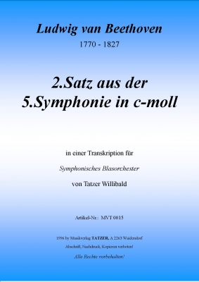 2. Satz aus '5. Symphonie' - cliquer ici 2. Satz aus '5. Symphonie' - cliquer ici