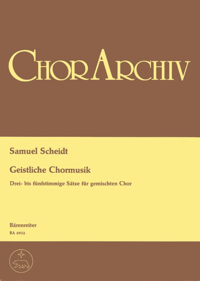 Geistliche Chormusik. Zwölf 3- bis 5st Sätze - cliquer ici Geistliche Chormusik. Zwölf 3- bis 5st Sätze - cliquer ici