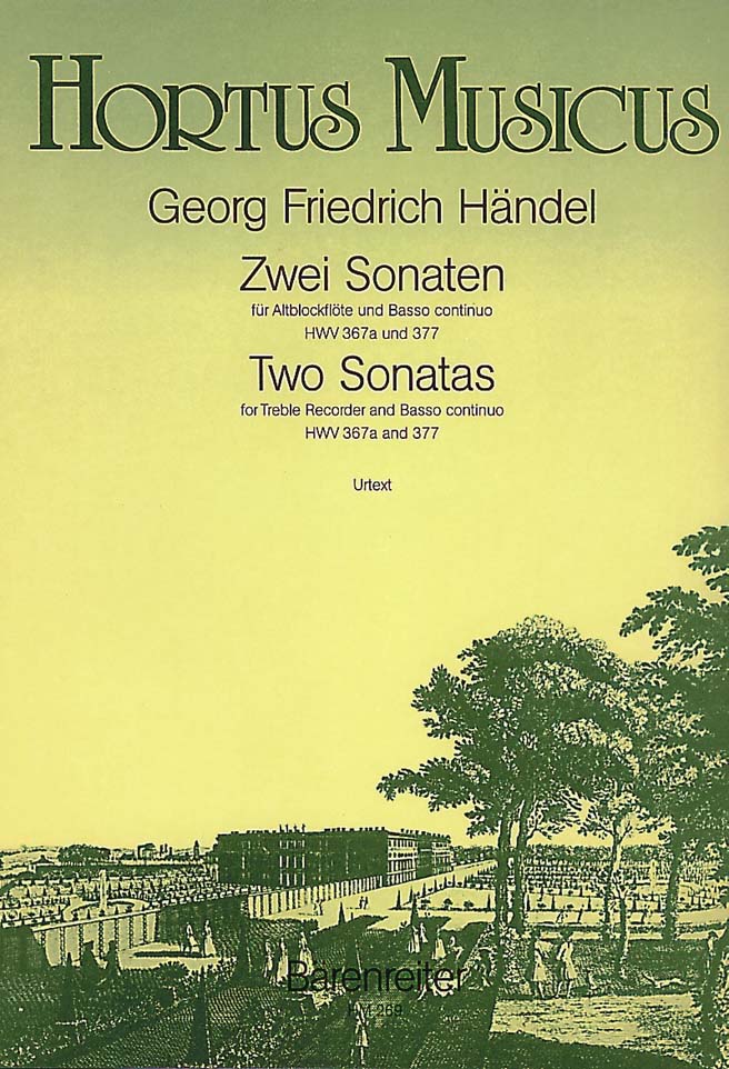 2 Sonaten: HWV 367a, 377. - cliquer ici 2 Sonaten: HWV 367a, 377. - cliquer ici