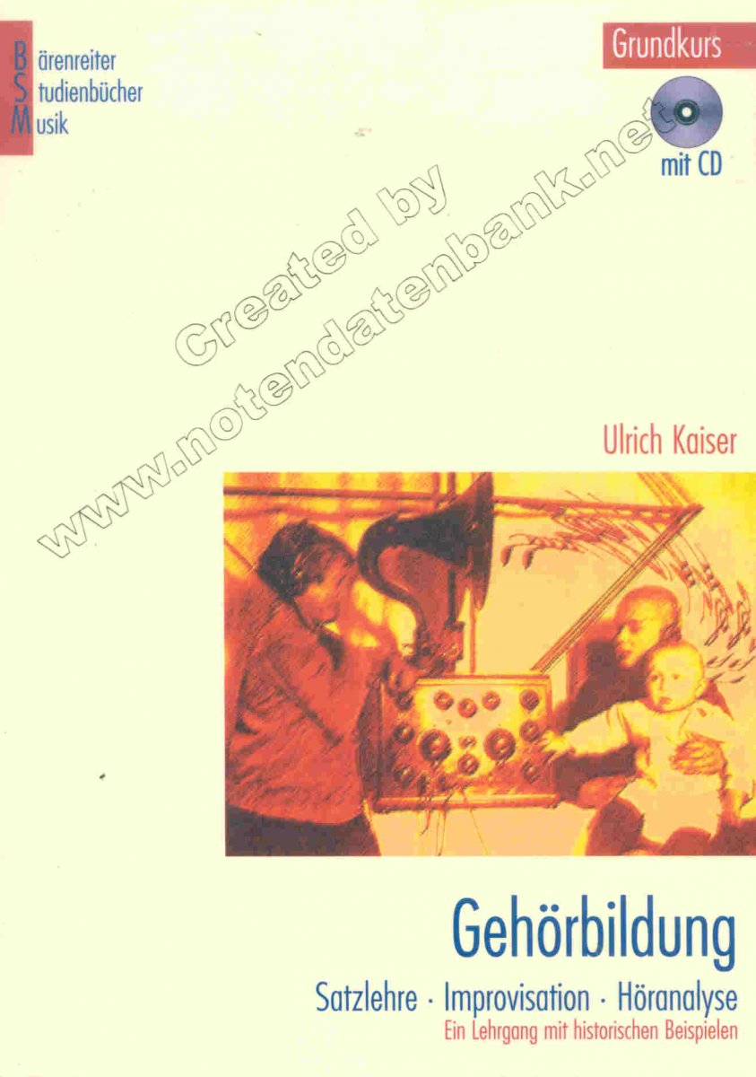 Gehrbildung. Satzlehre - Improvisation - Hranalyse - cliquer ici
