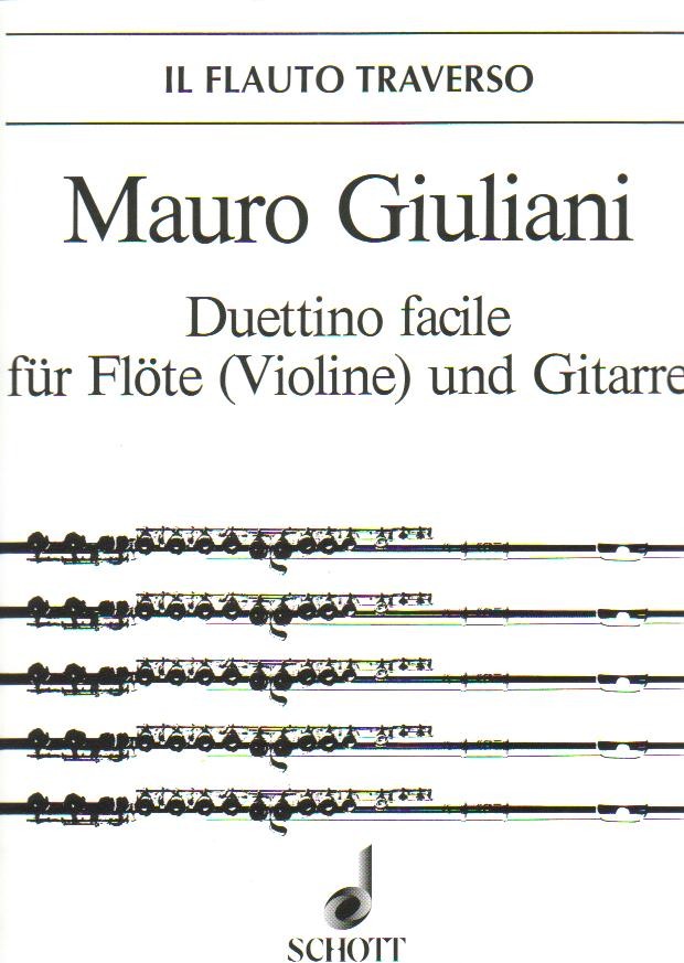 DUETTINO FACILE FR FLTE UND GITARRE - cliquer ici