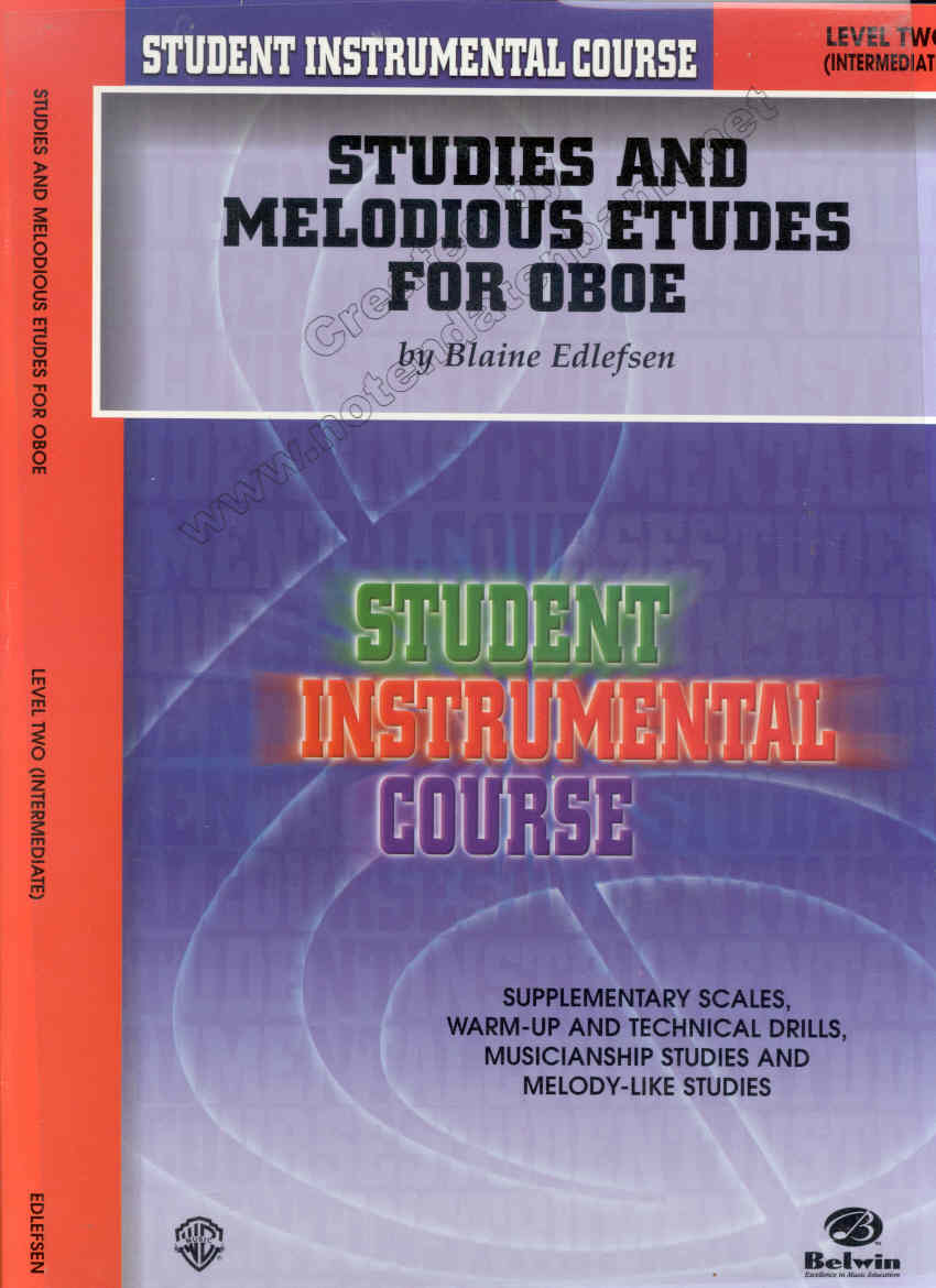 Studies and melodious Etudes for Oboe #2 - cliquer ici