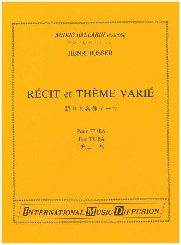 Recit et theme varie - cliquer ici Recit et theme varie - cliquer ici