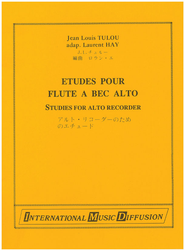 Etudes pour flute a bec alto - cliquer ici