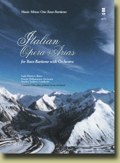 Italian Opera Arias for Bass-Baritone and Orchestra - cliquer ici