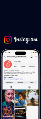Musicainfo Instagram - cliquer ici