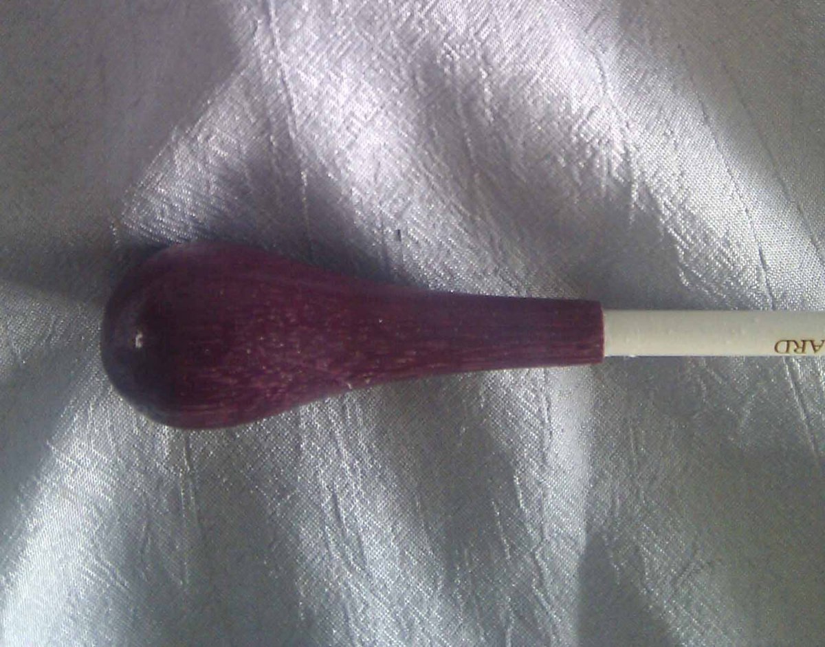 Dirigierstock Serie S, L�nge 12, Purpleheart, weiss - cliquer ici